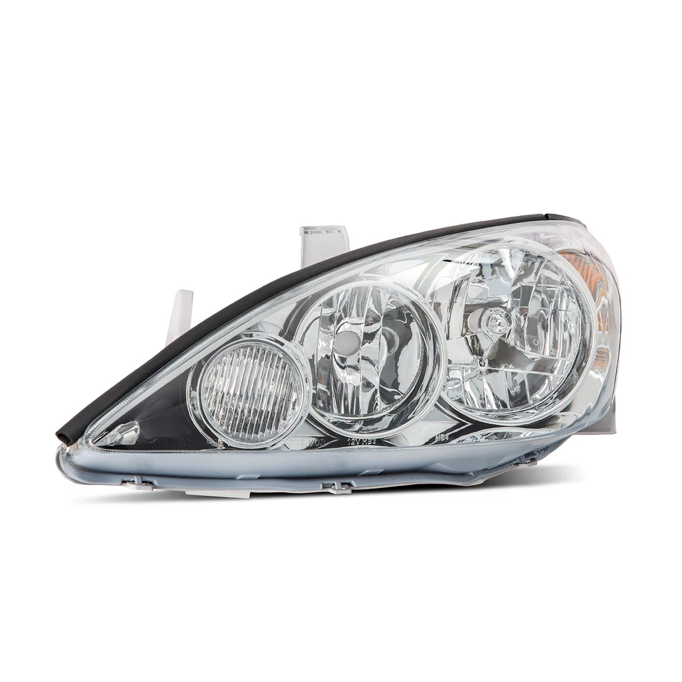 Fit 2005-2006 Toyota Camry Sedan Chrome Headlights Replacement Pair Assembly - Image 3 of 4