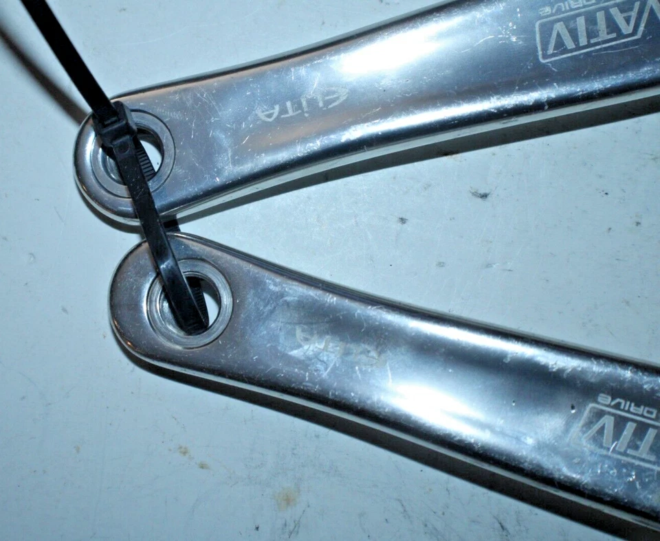 Juego de bielas triples TruVativ Elita plateadas 170 mm BCD130/74 ISIS carretera ¡Envío rápido a EE. UU.! Foto 2 de 4