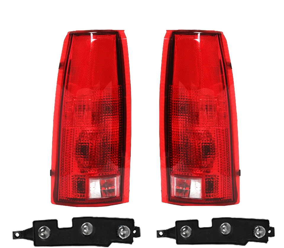 Luces traseras suburbanas aptas para camioneta Chevy GMC C/K 1500 2500 3500 con bombillas diestro+derecho Foto 2 de 2
