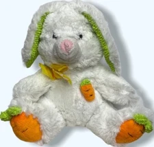 Hunson Trading Children’s Stuffed White Rabbit Bunny Stuffed Animal 10”