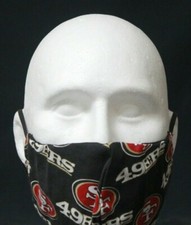 San Francisco 49ers Washable Face Mask Handmade Great Gift Fast Free Shipping