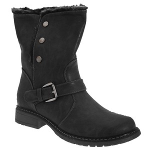 bottines style motard