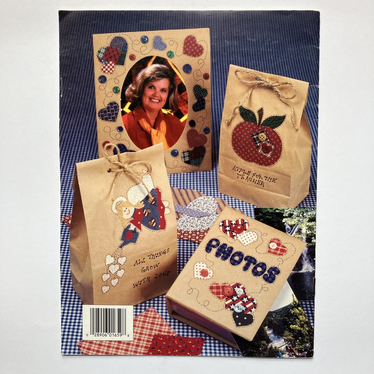 Vintage Leisure Arts Craft Leaflet #1659 Brown Bags Design 1996 | eBay