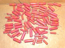 100-Cornell Dubilier "Tiny Chief"Capacitor Pulls 200 & 400v *.022-.047-.1 etc...