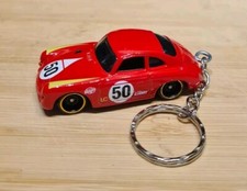 1/64 DIECAST MODEL CAR KEYCHAIN KEYRING PORSCHE 356A OUTLAW 