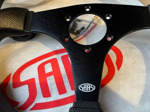 SAAS NOS Black Octane Steering Wheel - Picture 5 of 11