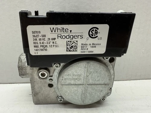 White Rodgers 36J27-508 REV B Furnace Gas Valve 507819
