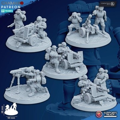 Freedom Guard Heavy Weapons - Full Set - GHAMAK