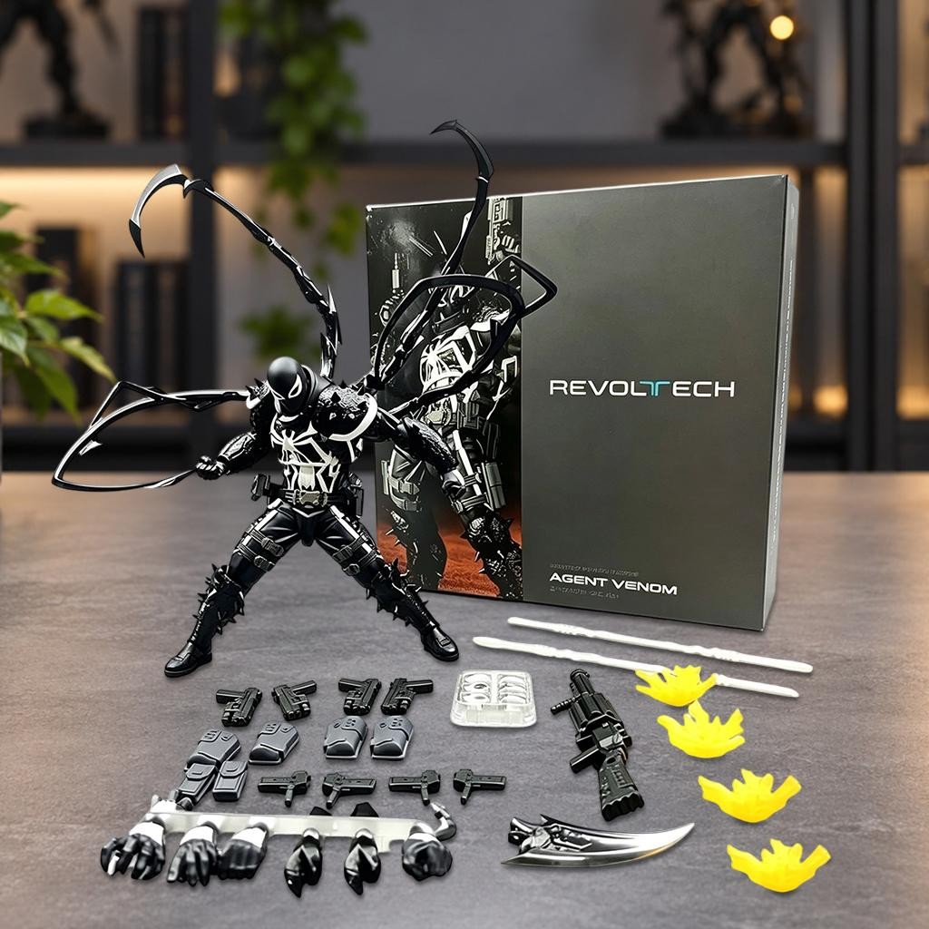 Agent Venom Marvel PVC Action Figure with Detailed Armor and Poseable Joints