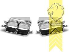 Edelstahl Endrohre Auspuff Blende Auspuffblenden f�r BMW 7er F01 F02 F03 F04 f�r