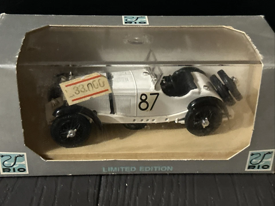 Rio 1/43 Mercedes Benz SSKL 1 Mille Miglia 1931 Rudy Caracciola Vintage  - Immagine 2 di 4