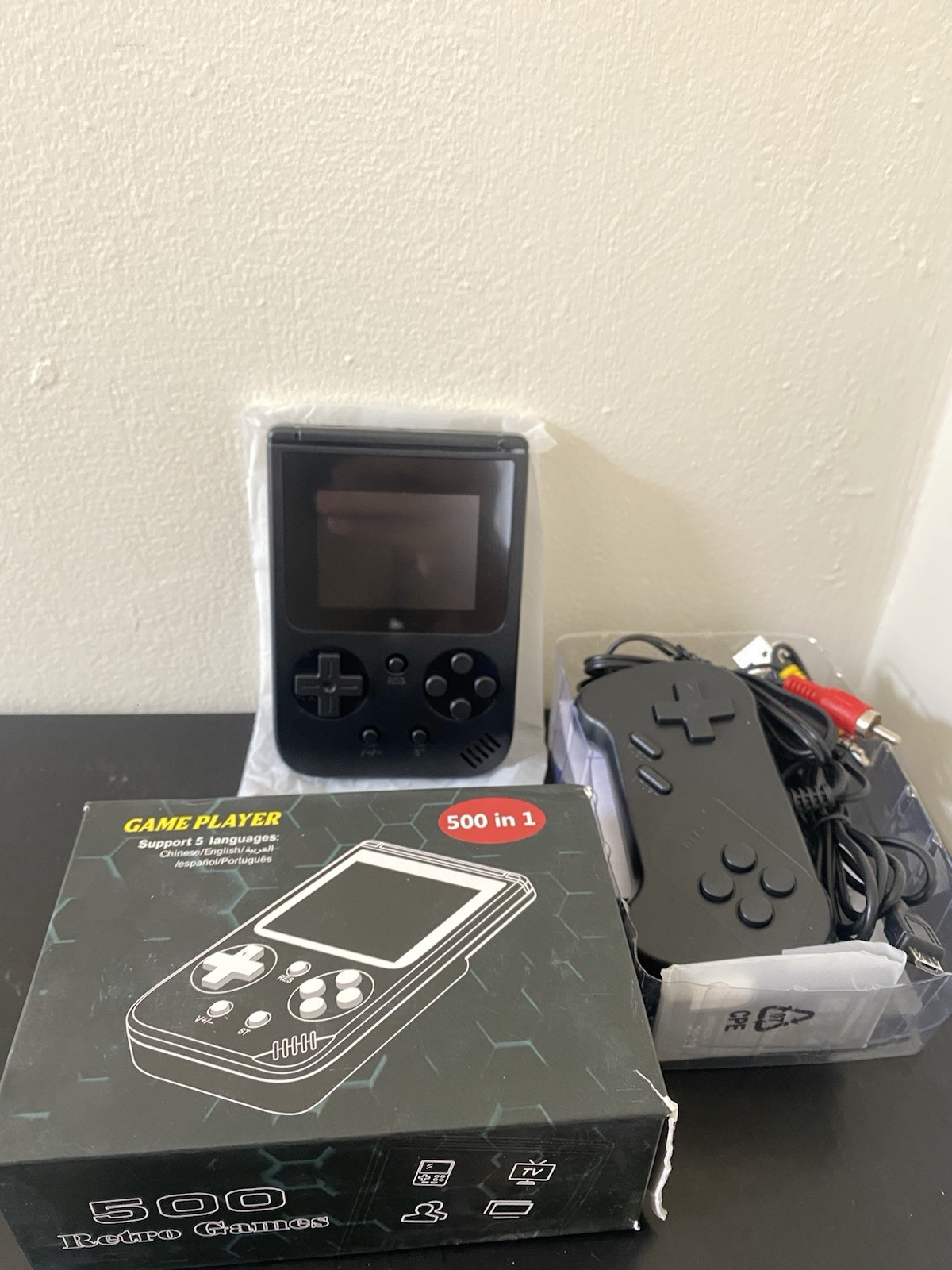 500 Built-in Games Retro Handheld Console - Portable Gift for Gamers-image