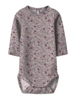 Name IT Damen Nbftuline Ls Body, Dawn Pink, Numeric_50