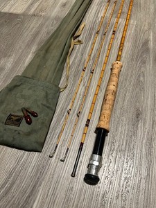 Hardy Palakona "Gold Medal" split bamboo fly rod