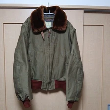 Buzz Rickson's B-15 Limited Model Jacket XL Red Rib Vintage Excellent