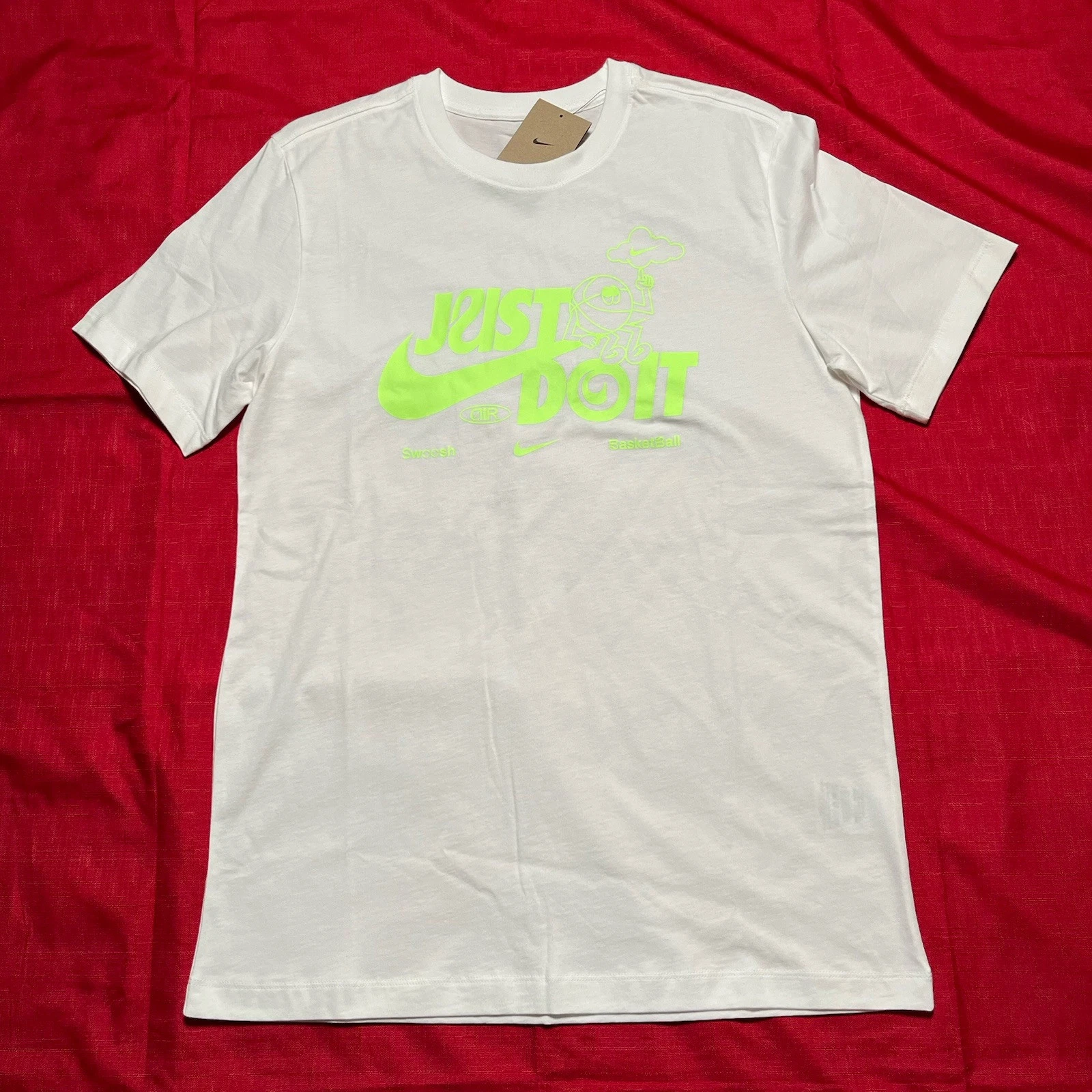 Nike Men's Active Wear Just Do It Swoosh Graphic Athletic Size Large T-Shirt