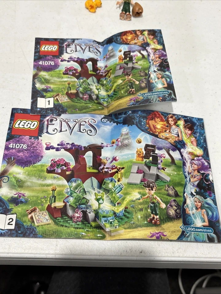 Lego Elves Farah And The Crystal Hollow #41076 Complete + Instructions Free Post - image 2 of 4