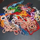 Huge Vintage Plastic Lucite Bead Necklace Lot MCM Retro Colorful Costume Jewelry