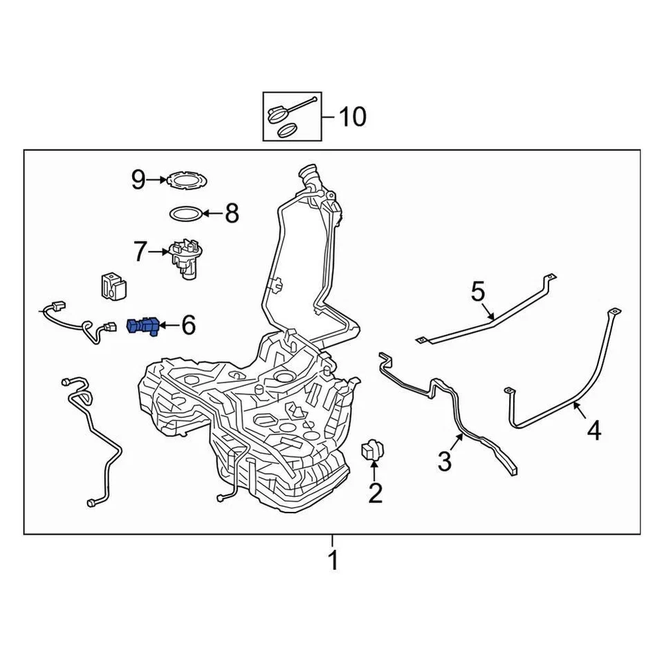 For Mercedes-Benz Metris 16-22 Mercedes-Benz Fuel Tank Pressure Sensor Foto 3 de 4