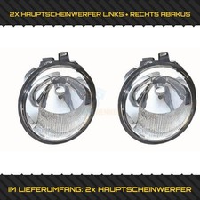 2X ABAKUS HAUPTSCHEINWERFER  LINKS + RECHTS FÜR VW LUPO I 6X1, 6E1 1.0