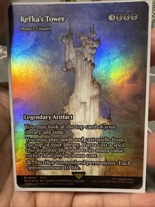 【MTG】Kefka’s Tower（英語版) foil FOIL] がれきの塔/Kefka's Tower (全面アート版) 【英語版】 [FCA-黒R