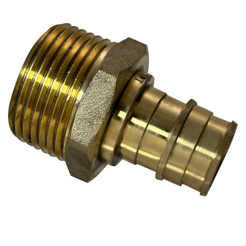 1 Pack XFITTING 3/4" Pex A x 1" Male NPT Adapter, F1960 Expansion Male