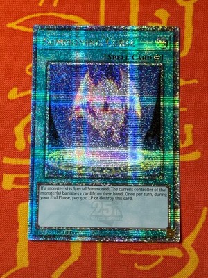 YUGIOH BESCHWÖRENDER FLUCH QUARTER CENTURY SECRET RARE NM RA03-DE057