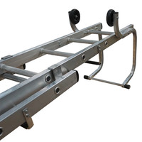 Lyte Trade Double Section Heavy Duty Roof Ladder – Aluminium, 11 + 9 Rungs
