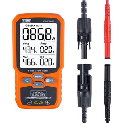 Solar MPPT Messgerät Photovoltaik Multimeter PV Max Leistung Tester 1000W hochwertig