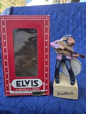 McCormick Elvis '55 Whiskey Decanter Music Box  8 inch Music