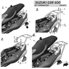 Fissaggi Top Shad Suzuki Gsr 600'06 Per Moto Ricambi Accessori Parti