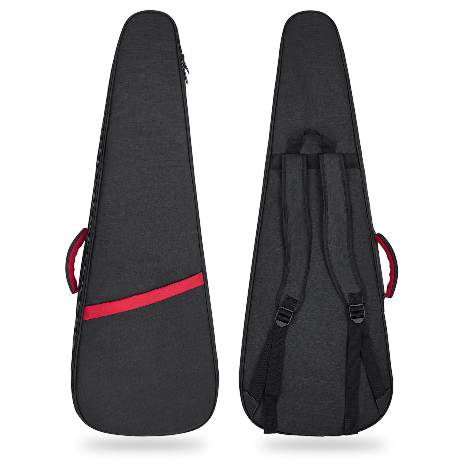 Guitar Bag 11mm Thick Padded Guitar Gig Bag, 39 Inch Guitar Case Backpack wit...