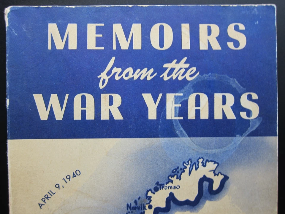 1947 Memoirs from the War Years by Arne Fjellbu, Signed & Personalized - Image 3 of 4