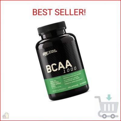 Optimum Nutrition Instantized BCAA Branched Chain Essential Amino Acids Capsules