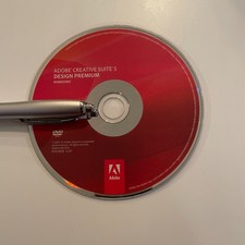 Adobe CS5 Design Premium for Windows Photoshop Illustrator InDesign Disc Key