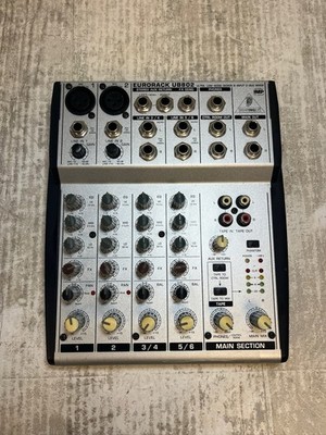 Behringer Eurorack UB802 Ultra-Low Noise 8 Input 2 BUS Mixer UNIT ONLY- Tested