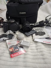 Canon EOS Rebel T5i Digital Camera Black + Extras Excellent Condition with Bag