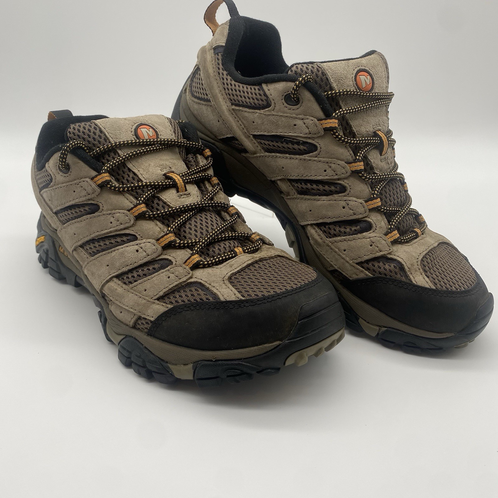 SAOLA Scarpe da trekking Merrell Moab 2 da uomo taglia 10 in camoscio marrone suola Vibram J06011