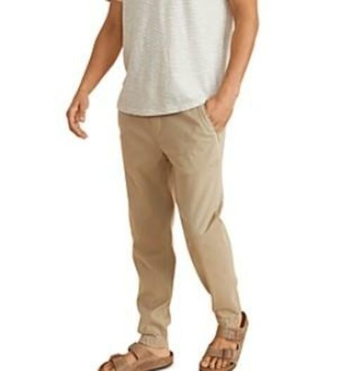 MARINE LAYER Saturday Jogger Slim Fit in Faded Khaki XL