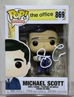 The Office Michael Scott #869 Signed By Steve Carell Funko Pop Beckett BAS COA