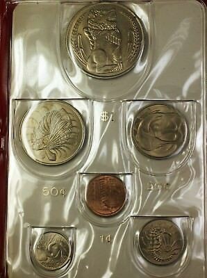 コレクション 1967 Singapore Coin Set 1967 Singapore 6 Coins Brilliant Uncirculated Set Original