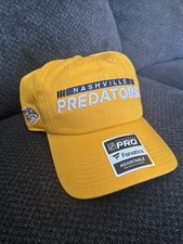 Nashville Predators Fanatics Authentic PRO Adjustable Strapback Hat Cap NHL OSFM