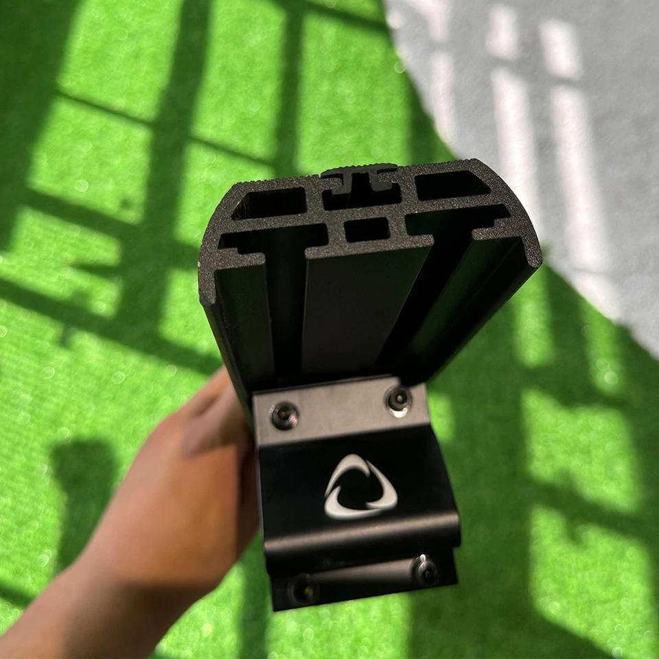 Barra transversal portaequipajes de techo negra 2 piezas para Audi Q7 2005-2015 Foto 4 de 4