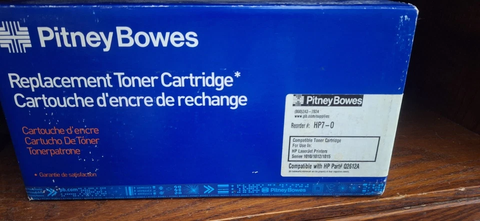 Cartucho de tóner de repuesto Pitney Bowes Q2612A Foto 2 de 4