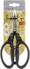 Tim Holtz Non-Stick Titanium Micro Serrated Scissors 7"-Left-Handed - 2786E