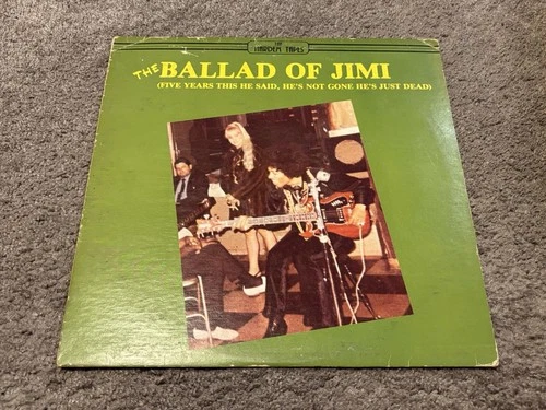 Jimi Hendrix The Ballad Of Jimi 1981 Blues Rock Canada Import 12'' Vinyl Record