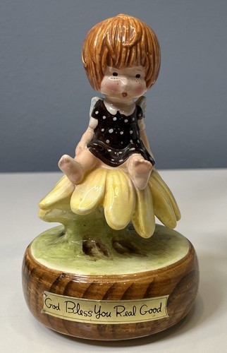 Vintage American Greetings Corp Ceramic Music Box Younger Than Spring Time