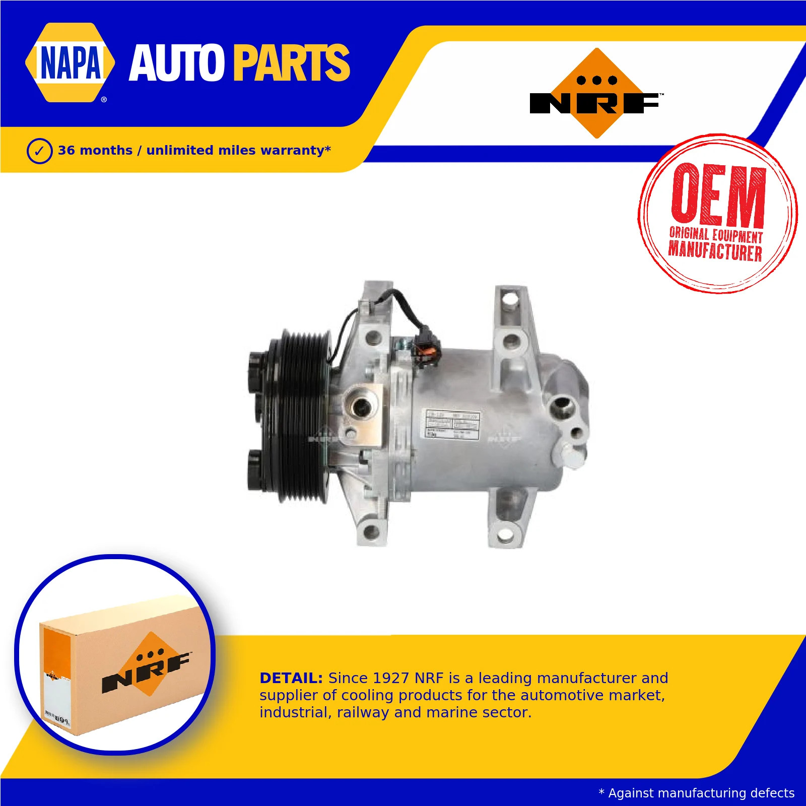 Air Con Compressor 320109 NRF AC Conditioning 92600EB70A 92600KH70A Quality New