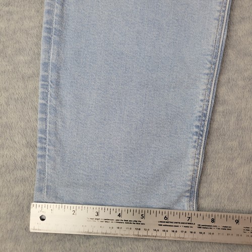 American Eagle Jeans Mom Straight Leg Jeans Light Wash Blue Women's Size 8 - Picture 3 of 14