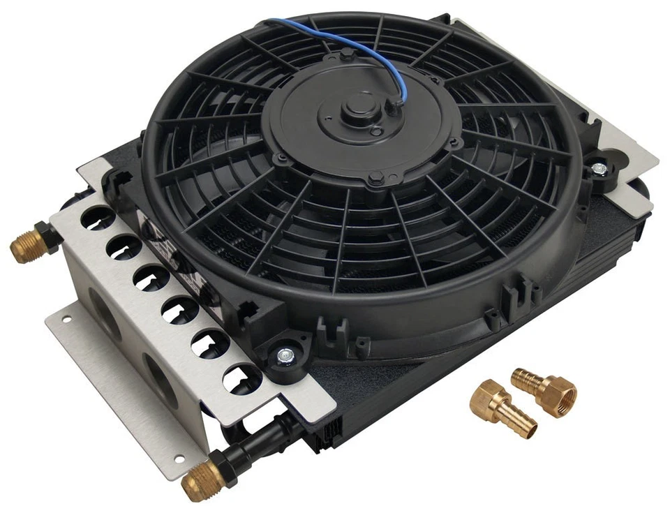 Derale DER15800 Tube Type Aluminum Fluid Cooler and Fan Universal Performance Pa - Image 3 of 4